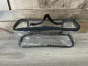 NEW LOT OF 15 LARGE CLEAR ZIPPERED COSMETIC VINYL PLASTIC MAKE-UP BAG POUCH CASE