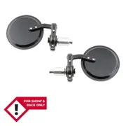 SHIN YO handlebar end mirror, black