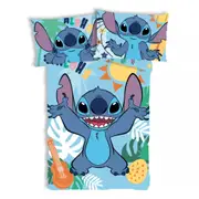 Disney Lilo & Stitch Tropical Paradise Quilt Cover Set for Cot or Toddler Bed