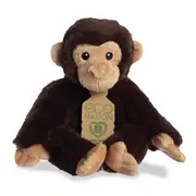 Eco Nation Chimpanzee Monkey Plush Kids Soft Toy