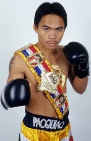 Manny Pacquiao Poses With His Ring Belt 4 Old Boxing Photo