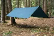 OLIVE HOOTCHIE SHELTER TENT CAMPING HIKING CADETS MILITARY ARMY GREEN HUTCHIE