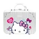 小禮堂 Hello Kitty 旅行硬殼手提化妝箱 (白大頭款)