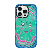 iPhone 16 Pro Impact Case GREEN FACE by myfawnwy