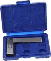 Gadpiparty Wide Seat Right Angle Ruler Precision Square Carpenter Edge Ruler Precision Ruler Woodworking Square 90 Degree Angle Ruler Square for Woodworking Square Ruler Tool Steel Silver