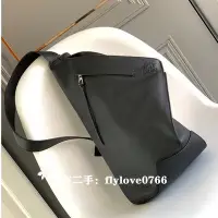 在飛比找Yahoo!奇摩拍賣優惠-中古二手 LOEWE Anton 黑色小號黑色牛皮肩背包/後