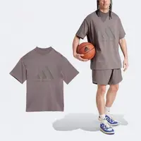 在飛比找森森購物網優惠-adidas 短袖 Basketball Tee 男款 棕 