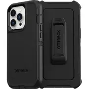 OtterBox Defender Apple iPhone 13 Pro Case Black - (77-83422), DROP+ 4X Military Standard, Multi-Layer, Included Holster, Raised Edges, Rugged