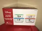 NEW Disney Mickey Mouse Pyrex Set