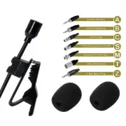 Miniature Professional Grade Lavalier Lapel Microphone for Wireless System