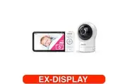 VTech White 5 Inch Smart HD Pan & Tilt Video Baby Monitor 720p w Remote Access