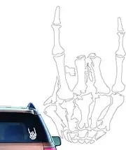 Rissunkv Skeleton Decals for,Waterproof Skull Hand Sunproof Car Sticker | Unique Auto Exterior Decoration Accessories, Temperature Resistant Car Decals for Sedan