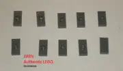 LEGO NEW 1x2 Dark Stone Grey Plate 1 Stud (10x) 6092572 Brick 15573
