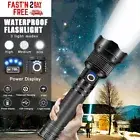 XHP90 Most Powerful 99000000LM LED Military Police Torch Rechargeable Flashlight
