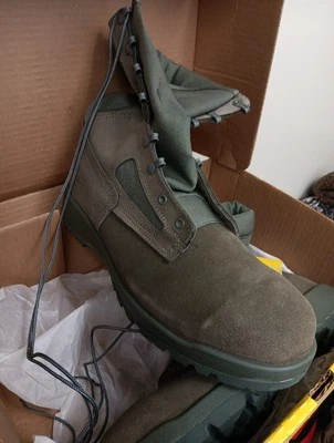 BOOTS CORDURA AIRFORCE SURPLUS STEEL TOE SAFETY BOOTS MADE USA NEW IN BOX BY...
