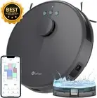 M1 Robot Vacuum Mop 4000Pa Multi-Floor Map Dtof Alexa App Grey Pet Hair