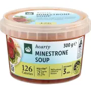 Woolworths Fresh Minestrone Soup Low Fat 300g
