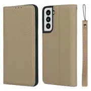 For Samsung Galaxy S21 5G Litchi Leather Phone Case
