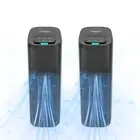 2 Pack Home Air Purifier For Large Room H13 HEPA Washable Filter Cleaner Smoke