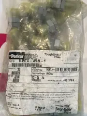 Bag Of 25 Parker 6 WTX-WLN-S Triple-Lok Bulkhead Union