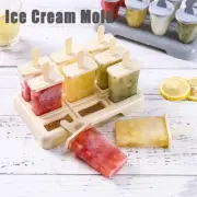 9 Grids Ice Lolly Cream Maker Mold DIY Popsicle Mould Frozen Yogurt IceZQ