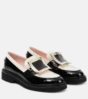[Roger Vivier] Roger Vivier Viv' Rangers patent leather loafers AU 3 black