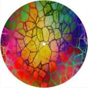 Slipmat Slip Mat 4 Technics or any 7" 45 DJ Turntable Record Player ABSTRACT 8