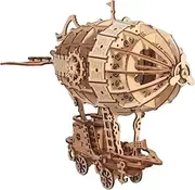 3D Wooden Puzzle Airship Model Kits for Adults Model Building Kit Brain Teaser for Adults to Build Hand Craft Mechanical