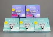 Gillette Venus Extra Smooth Women's Razor Refills 30 Total Razors 5 - 6 Ct Boxes