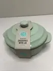 Martha Stewart Mini Stoneware 5in Casserole W/ Lid - Mint Microwave & Oven Safe