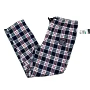 Nautica Mens Sustainably Crafted Super Soft Plaid Sleep Pants L
