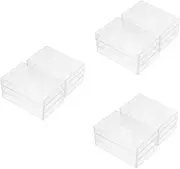 OSALADI Pcs Rack for Cassette Tapes Cassette Tape Cases Storage Box Audio Holder for Record Collection