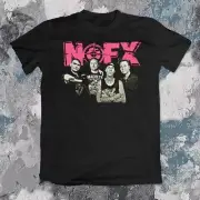 Nofx Band Mem Full Size To 4XL Black 100% Cotton t-Shirt TT1249