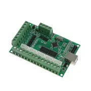 For MACH 3 USB 5-Axis CNC Breakout Board Driver Motion Controller Board