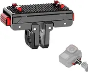 Magnetic Quick Release Mount for Insta 360 Ace Pro 2 and More, Snap-On Magnetic Mount Base with 1/4 Inch Screw and 2 Prong Mount