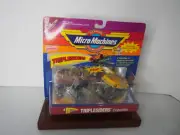 Micro Machines Triplesiders Set #1 Studebaker Yellow 18 Complete Galoob RARE
