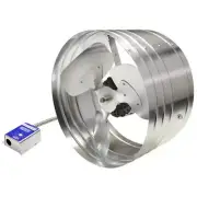Master Flow Attic Fan 18.5"x11.25"x8.25" Silver Electric Powered Gable Mount