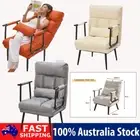 180cm Folding Recliner Lazy Sofa Chair Lunch Break Nap Stool Backrest Single Bed