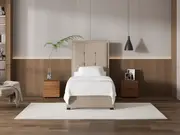 My Style Framed Headboard & Standard Base - Single / Natural / Standard Base