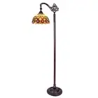 RADIANCE goods Tiffany-style 1 Light Reading Floor Lamp 11" Wide