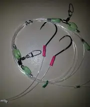RIGS TRACE ULTIMATE II REMOVABLE HOOKS JAPAN 100LB LINE 6/0 BEAK & 7/0 CIRCLE