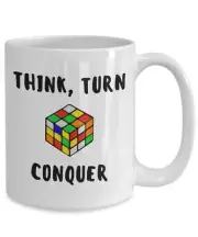 Rubiks Cube Coffee Mug Puzzle Lover 11 Or 15oz Mug Rubiks Cube Master Birthday