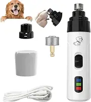 Pet Nail Grinder, Rechargeable Dog Nail Grinders, USB Charging Pet Nail Clippers Nail Trimmer for Dogs and Cats Electric Dog Cat Paws Nail Grooming Trimmer Tools Nail Care
