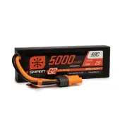 7.4V 5000mAh 2S 50C Smart G2 Hardcase LiPo Battery: IC5 Spektrum