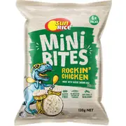 Sunrice Mini Bites Chicken Multipack Kids Lunchbox Snacks 6 pack