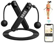 ACE Digital Skipping Rope: Cutting-edge workout companion with USB C charging, digital counter, countdown timer, and vibration reminders. The future of fitness