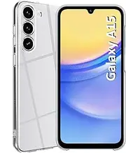 Samsung Galaxy A15 Case, Crystal Clear Cover Soft Slim Fit Shockproof Flexible TPU Phone Case for Galaxy A15, Transparent