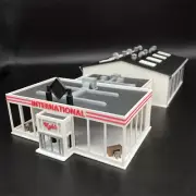 1/64 Scale Car Sale Company Resin Model Garage Dioramas Miniature Scene Layout