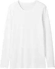 [Generic] Long Yoga Shirt Tops Lined Long Sleeve Shirt Lightweight Base Layer Undershirt Men Men Shirts