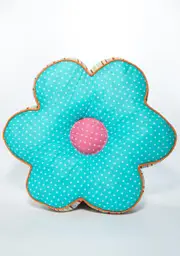 Plush Gardens Flower Pillow